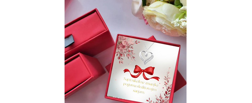 Srebrna verižica z osebnim posvetilom - Kuponko.si