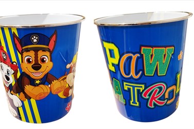 Večnamenski koš za otroke, različni motivi