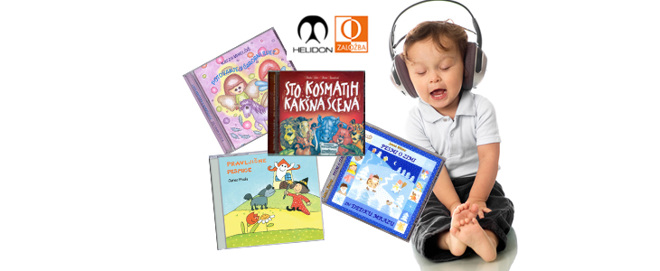 Komplet 4 zgoščenk z otroškimi pesmicami - Kuponko.si