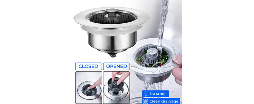 Odtočni filter za pomivalno korito - Cleanflow - Kuponko.si