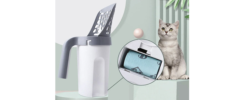 komplet 5x15 vrečk Scoopbags za lopatko za mačji pesek  - Kuponko.si