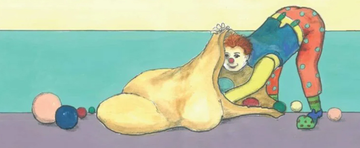 Slikanica za otroke Klovn Žare - Kuponko.si