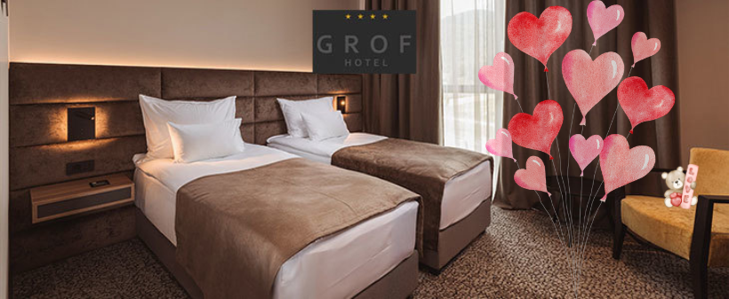 Hotel Grof 4*, Vransko: oddih s savno, valntinovo - Kuponko.si