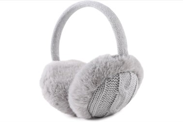 Modne žične slušalke iz umetnega krzna