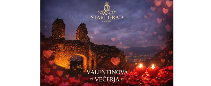 Restavracija Stari Grad Kamnik: valentinova večerja  - Kuponko.si