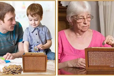 GoalSaver hranilnik in pisalo za varčevanje denarja