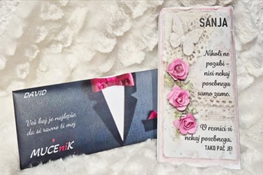 Personalizirana lešnik čokolada