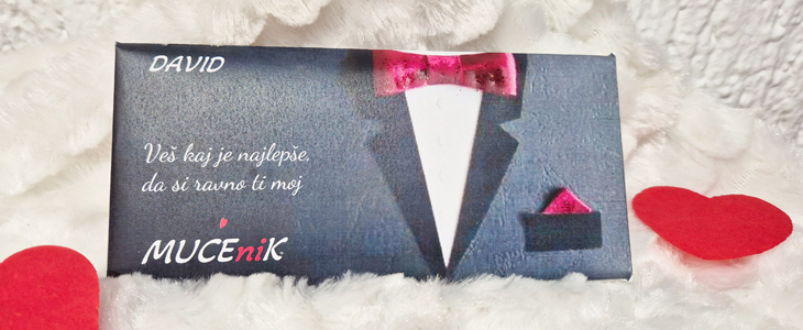 Personalizirana lešnik čokolada - Kuponko.si