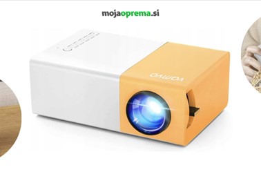 Prenosni LED prijektor z HDMI in USB povezavo