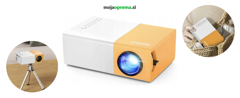 Prenosni LED prijektor z HDMI in USB povezavo - Kuponko.si