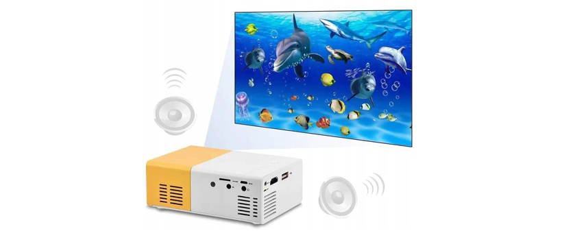 Prenosni LED prijektor z HDMI in USB povezavo - Kuponko.si