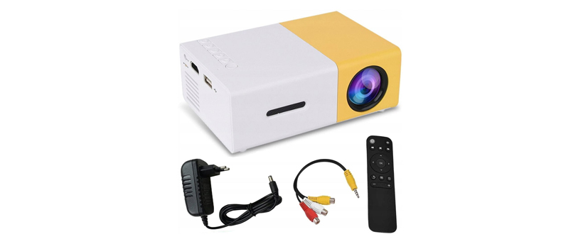 Prenosni LED prijektor z HDMI in USB povezavo - Kuponko.si