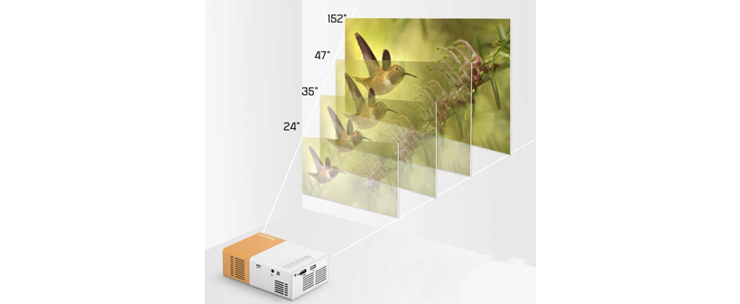 Prenosni LED prijektor z HDMI in USB povezavo - Kuponko.si