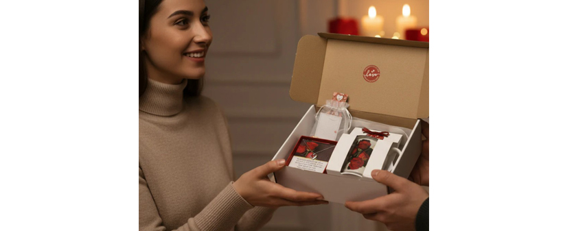 Darilni set s skodelico in srebrno pozlačeno verižico - Kuponko.si