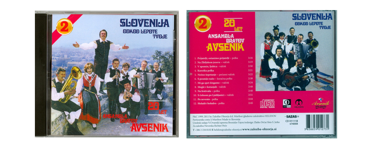 Komplet 5 zgoščenk Ansambla bratov Avsenik - Kuponko.si