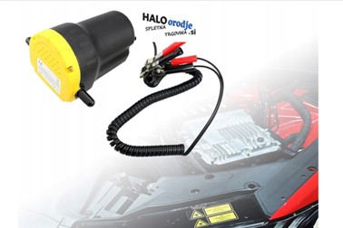 12 V črpalko - pumpo za pretakanje olja in dizla!