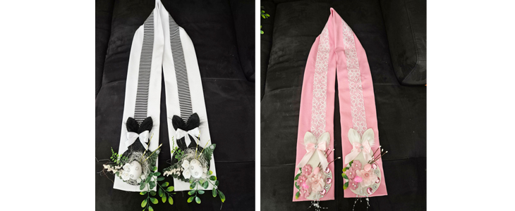 Unikatna double swag velikonočna dekoracije  - Kuponko.si