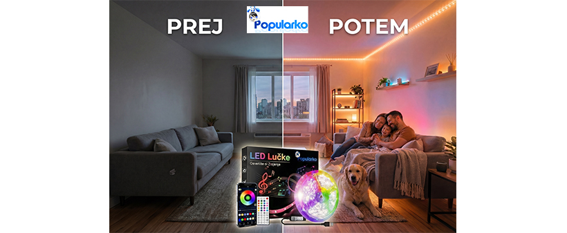 Pametne lLED lučke za dom z aplikacijo - Kuponko.si