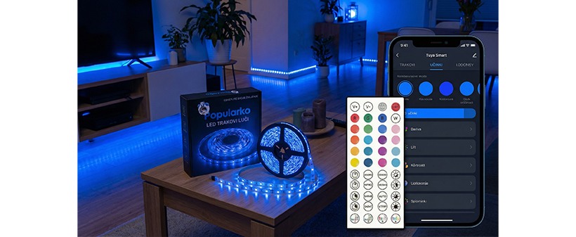 Pametne lLED lučke za dom z aplikacijo - Kuponko.si