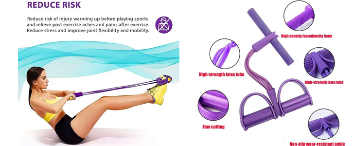 Elastika za vadbo PullStar v vijolični barvi - Kuponko.si