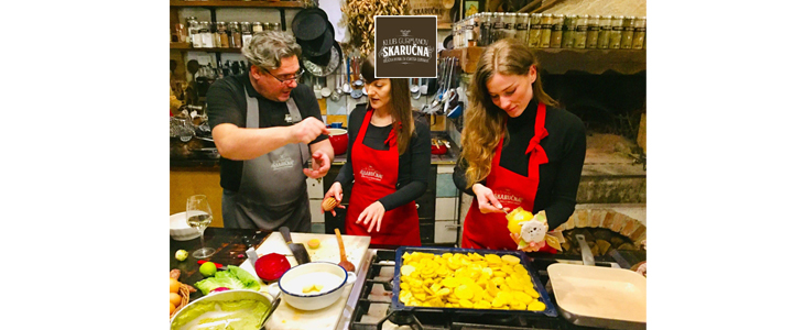 Klub gurmanov Skaručna, kulinarični team building - Kuponko.si