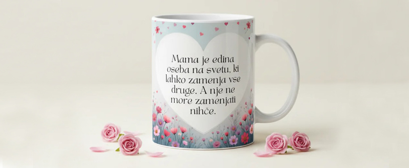 Čudovita skodelica s potiskom posvetila! - Kuponko.si