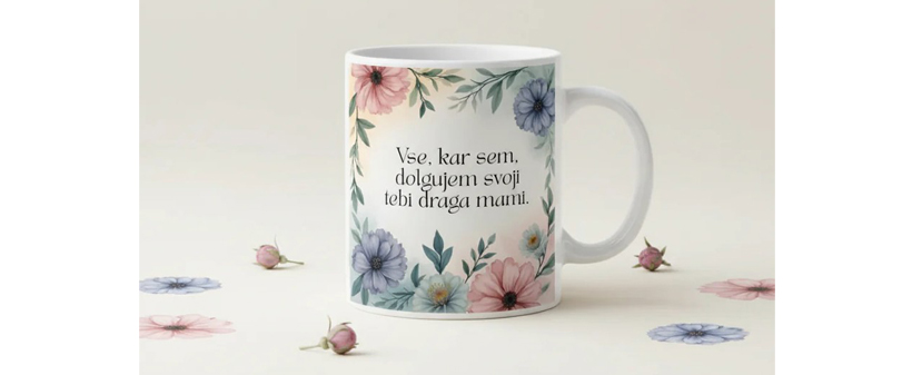 Čudovita skodelica s potiskom posvetila! - Kuponko.si