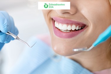 Zobozdravstvu ZOA, beljenje zob in stomatološki pregled