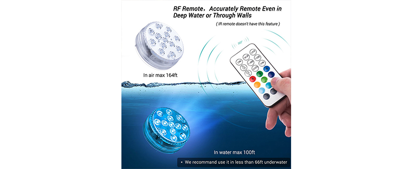 Poollights LED vodoodporne lučke – 4 kosi z daljincem! - Kuponko.si