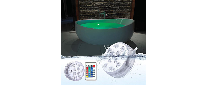 Poollights LED vodoodporne lučke – 4 kosi z daljincem! - Kuponko.si