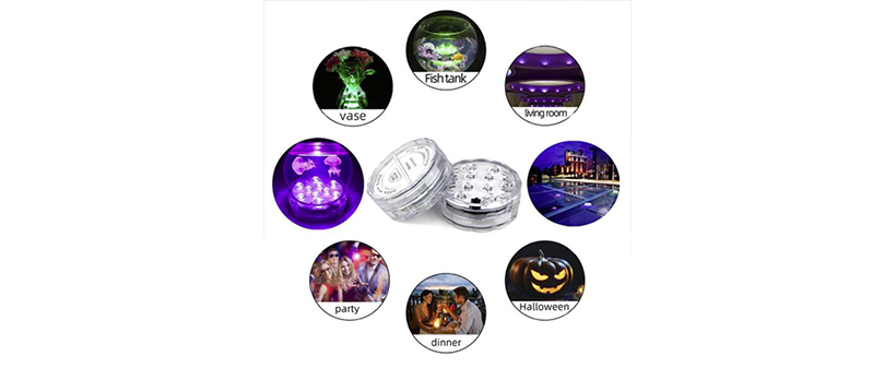 Poollights LED vodoodporne lučke – 4 kosi z daljincem! - Kuponko.si