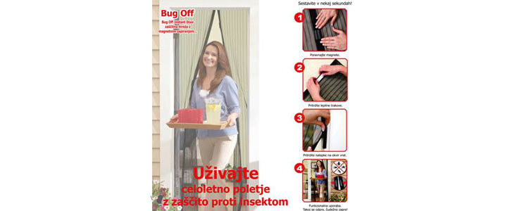 Magnetna zaščitna mreža proti mrčesu Bug - Kuponko.si