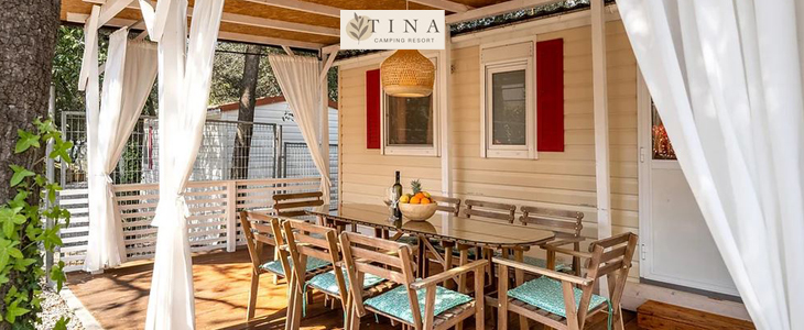 Camping Tina 4*, Vrsar: Superior mobilne hiške - Kuponko.si