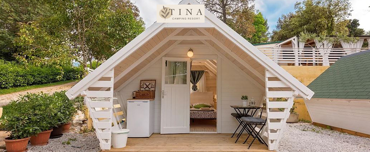 Camping Tina 4*, Vrsar: Glamping soba - Kuponko.si