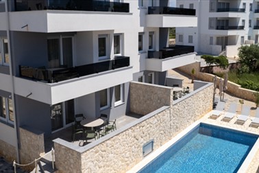 Meridian pool residences, Novalja, Pag, najem