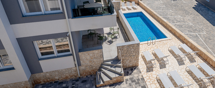 Meridian pool residences, Novalja, Pag, najem - Kuponko.si