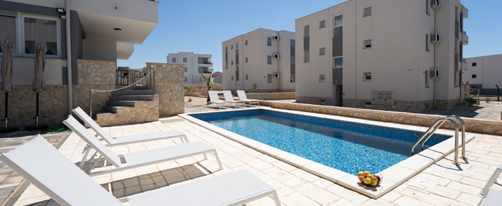 Meridian pool residences, Novalja, Pag, najem - Kuponko.si