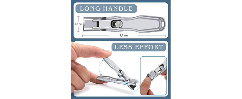 Kompakten ščipalec za nohte Clipp z natančnim rezom - Kuponko.si