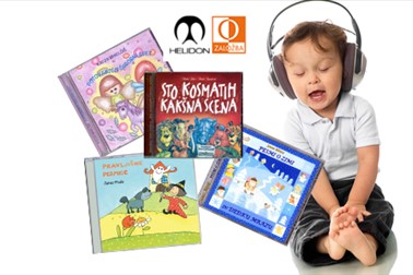 Komplet 4 zgoščenk z otroškimi pesmicami