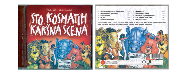 Komplet 4 zgoščenk z otroškimi pesmicami - Kuponko.si