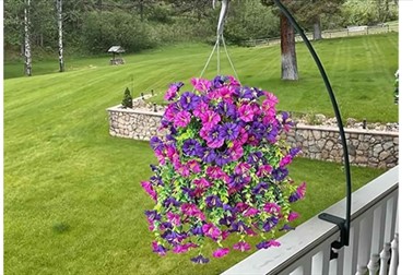 Umetno viseče cvetje Glory, realističen videz