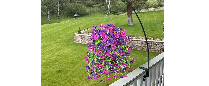 Umetno viseče cvetje Glory, realističen videz - Kuponko.si