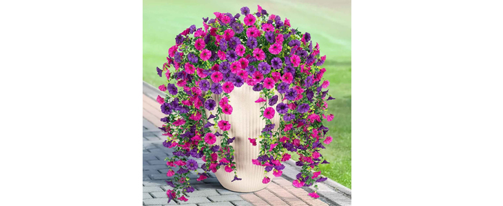 Umetno viseče cvetje Glory, realističen videz - Kuponko.si