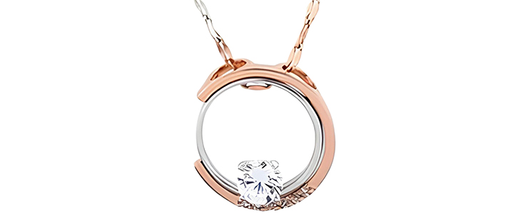 Prestižna srebrna verižica Gold Zircon - Kuponko.si