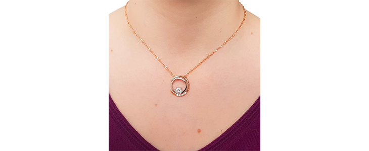 Prestižna srebrna verižica Gold Zircon - Kuponko.si