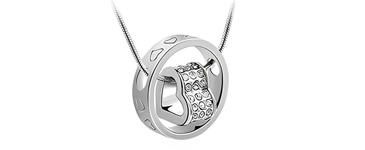 Prestižna srebrna verižica Deco Heart - Kuponko.si