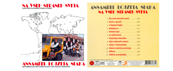 Komplet 4 zgoščenk Ansambla Lojzeta Slaka - Kuponko.si