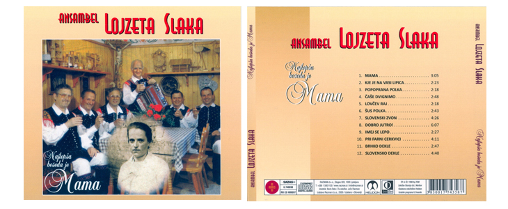 Komplet 4 zgoščenk Ansambla Lojzeta Slaka - Kuponko.si