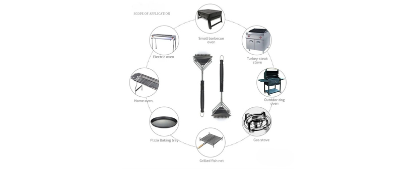 BrushGrillBBQ krtačo za čiščenje žara - Kuponko.si