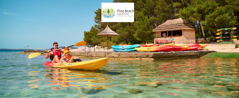 Pine beach resort, Pakoštane: mobilne hiške - Kuponko.si